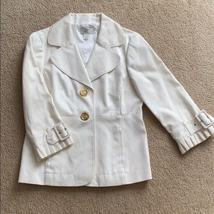 White blazer
